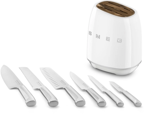 Комплект ножей 6 штук белый SMEG KBSF02WH №4