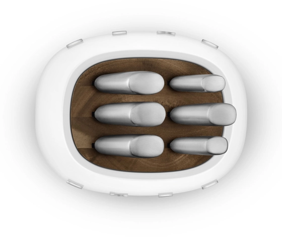 Комплект ножей 6 штук белый SMEG KBSF02WH №3