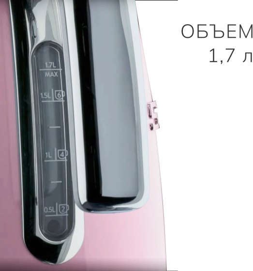 Чайник SMEG KLF04PKEU Розовый №10