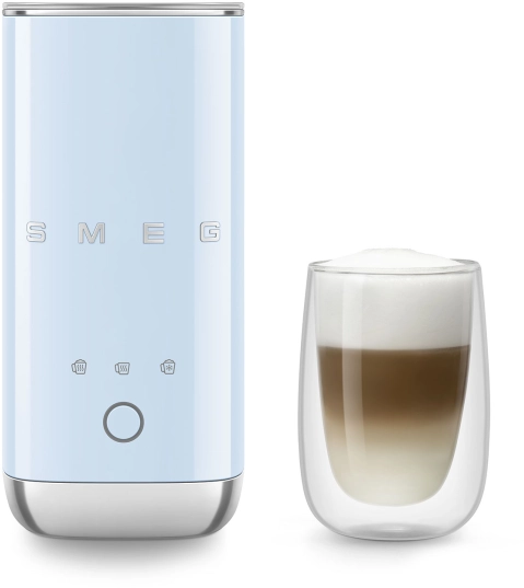 Вспениватель молока | пастельный голубой | крышка без ВРА | SMEG MFF02PBEU №10 Вспениватель молока | пастельный голубой | крышка без ВРА | SMEG MFF02PBEU №10