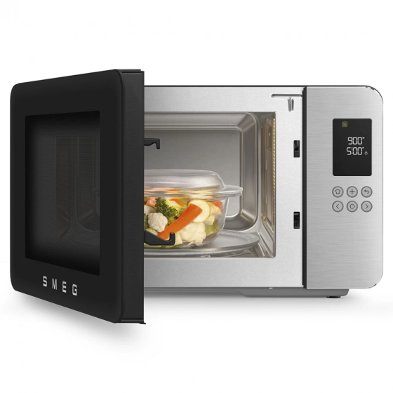 Микроволновая печь | отдельностоящая | 29 л | чёрный | SMEG MOC01BLMEU №6