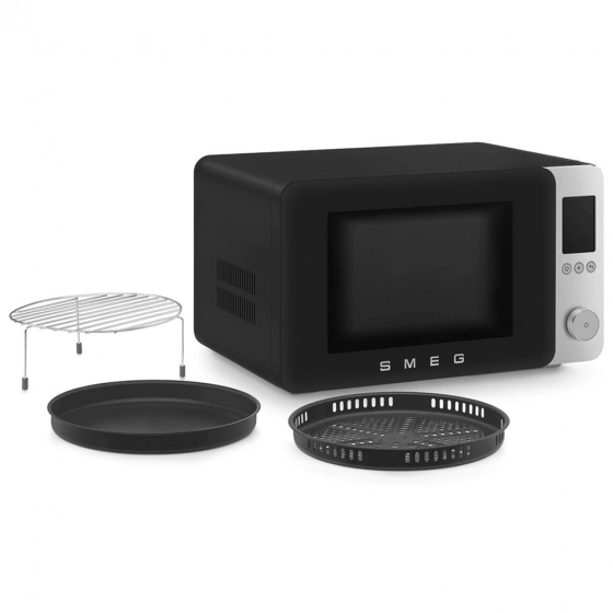 Микроволновая печь | отдельностоящая | 27 л | чёрный | SMEG MOC02BLMEU №5 Микроволновая печь | отдельностоящая | 27 л | чёрный | SMEG MOC02BLMEU №5