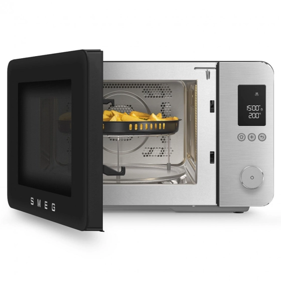 Микроволновая печь | отдельностоящая | 27 л | чёрный | SMEG MOC02BLMEU №7 Микроволновая печь | отдельностоящая | 27 л | чёрный | SMEG MOC02BLMEU №7