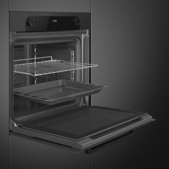 Духовой шкаф | 60 см | паровая очистка | черный | SMEG SF6200TB №5