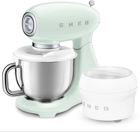 Планетарный миксер пастельный зеленый SMEG SMF05PGEU №10