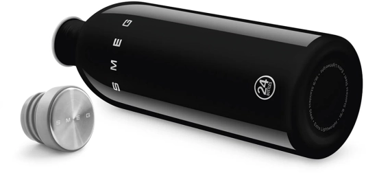 Бутылка для воды | 1000 мл | черный | SMEG WBF02BL №4