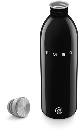 Бутылка для воды | 1000 мл | черный | SMEG WBF02BL №5