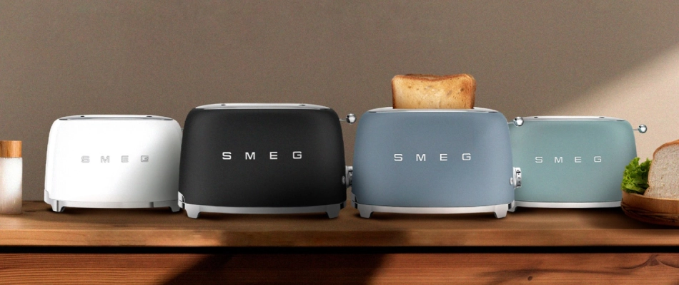 Тостеры SMEG зеленые