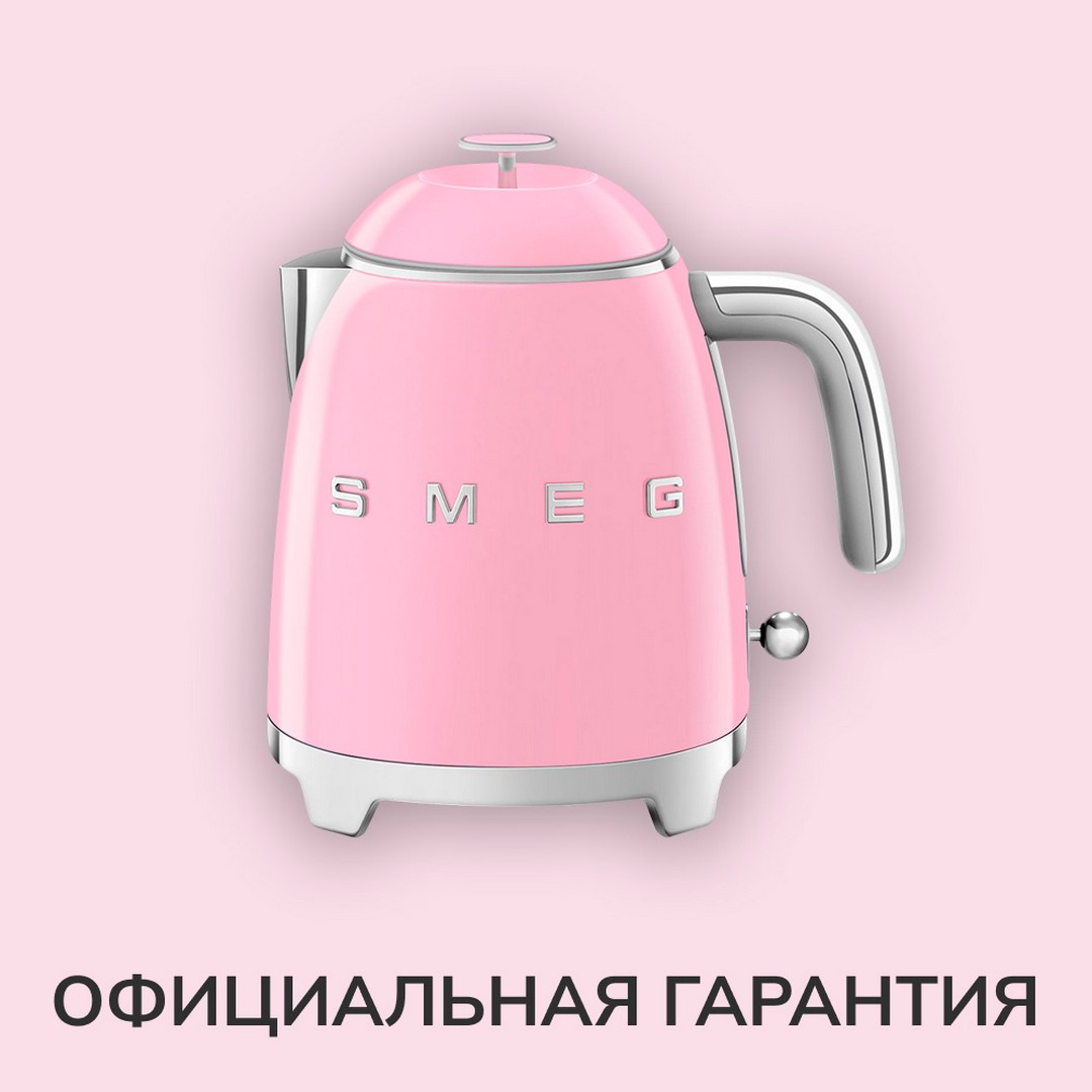 Чайник электрический Smeg KLF05PKEU — фото 1