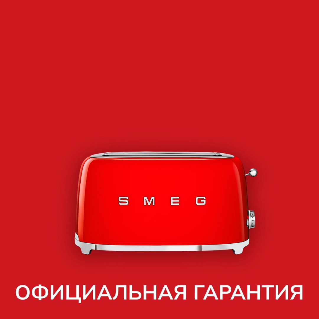 Тостер SMEG TSF02RDEU, красный — фото 1