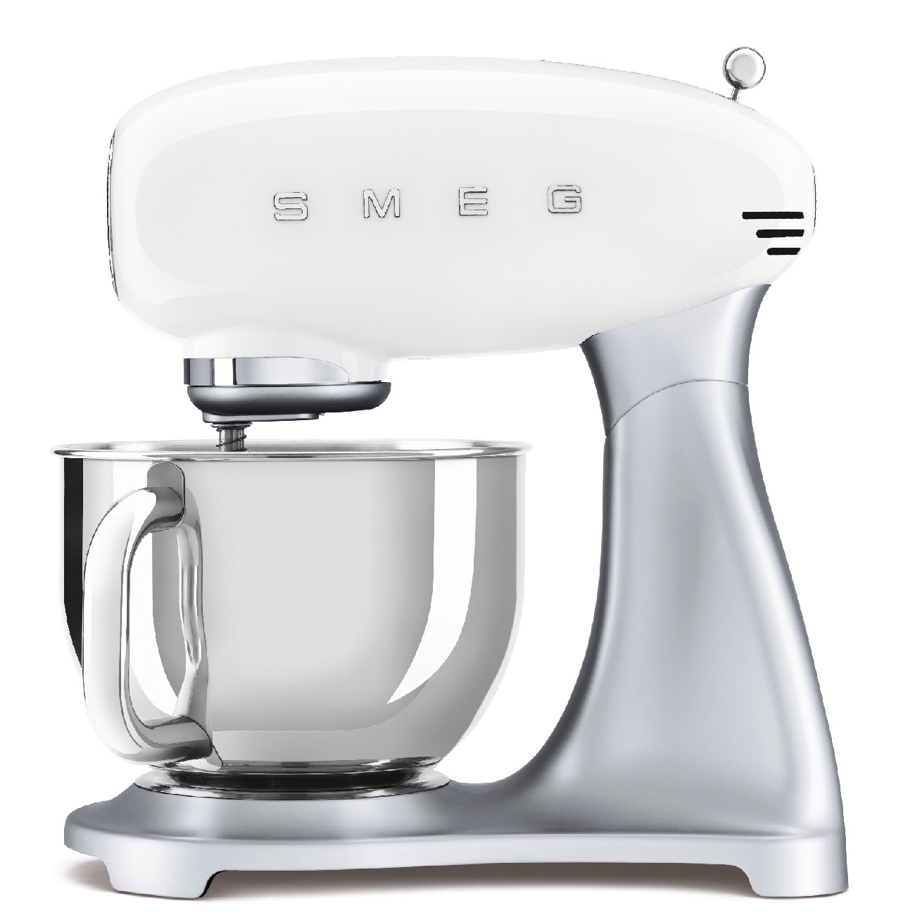 Миксер планетарный SMEG Стиль 50-х гг. SMF04WHEU, 800Вт, /